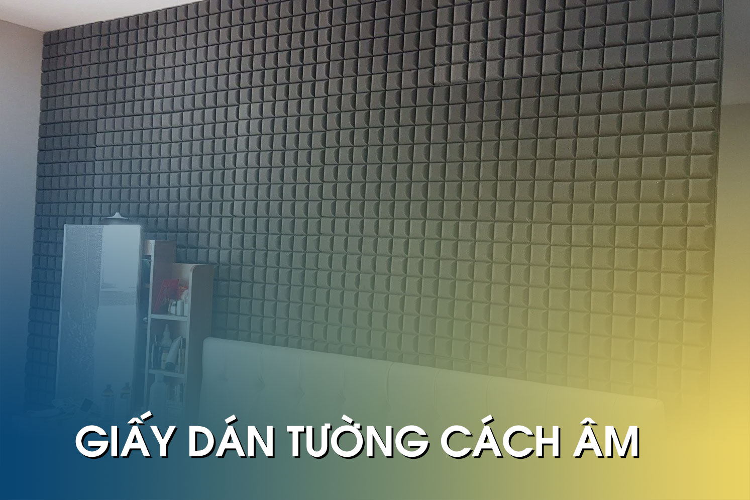 giấy dán tường cách âm